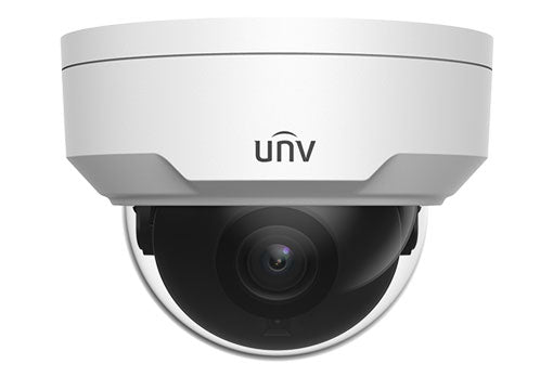 UNV12-V2: 4MP Fixed Lens IP Vandal Dome Camera w/Easystar