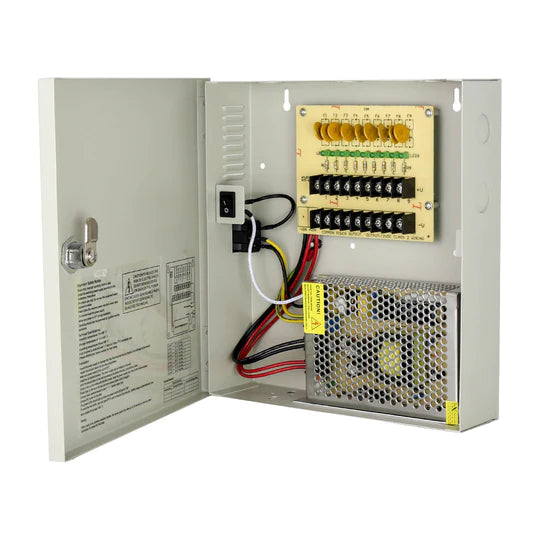 ZP-9X: 9 Channel DC Wall Mount Power Supply