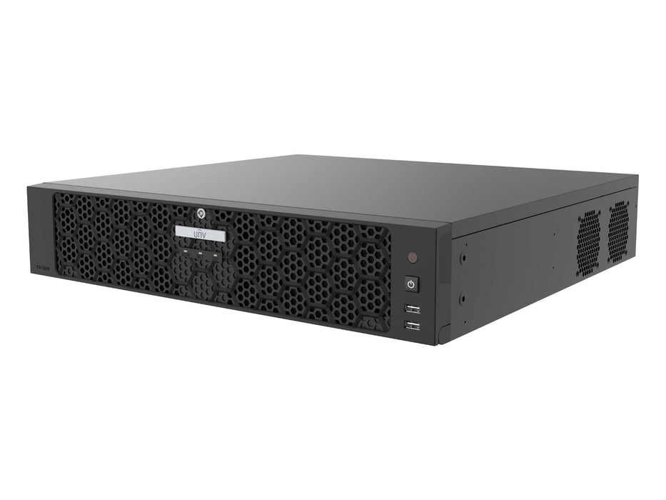 NVR508-64E-R: 64ch 32MP 384Mbps NVR, non-PoE, Dual HDMI, 2 NIC, 8 SATA
