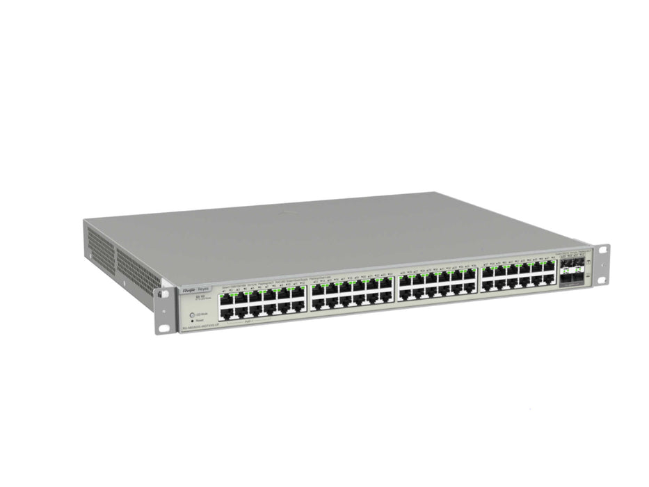 RG-NBS5200-48GT4XS-UP: Reyee 52-port Gigabit Layer 3 Enterprise PoE Switch (740W)