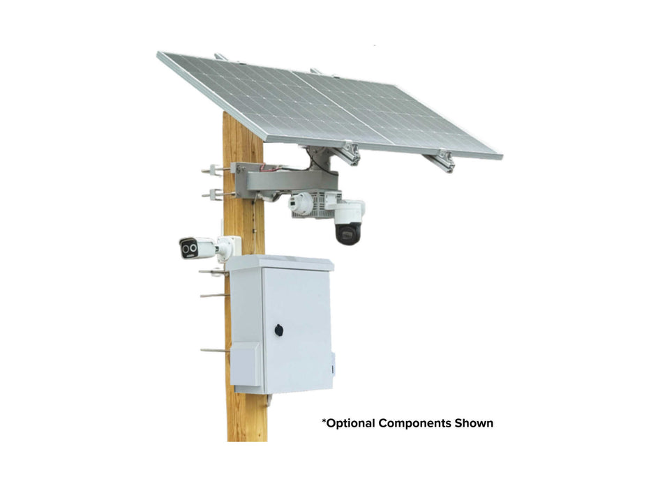 XVR-SOL-W: 24x7 CCTV Off-Grid Solar Solution (White Box)