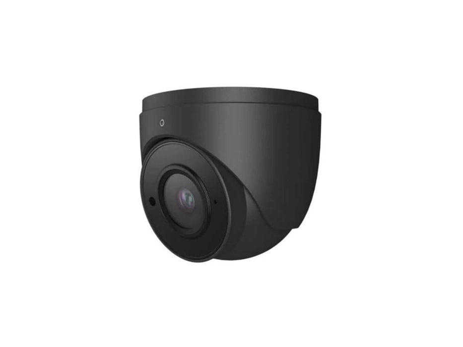 IPX2-2.8-V3-BLACK: 5MP Fixed Lens IP Turret Camera w/Audio