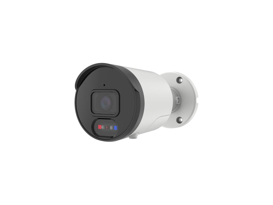XP-4AD-FB: 4MP Fixed Lens IP Bullet Camera w/Active Deterrence w/Full Color w/SMD